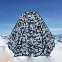 Fishing Tent Camping Supplies Outdoor Winter Thickening to Keep Warm and Windproof and Cold-proof Cotton Tent Nature Hike Trip