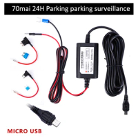 for 70mai hardware kit parking surveillance cable 70mai A800S Cam WIDE PRO Plus+ A500S Hardwire Kit for Car DVR 24H Parking Moni