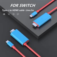 4K HDMI-compatible Cable for Switch/Oled PC TV HD Projection Fast Charging Line for Switch Phone Tablet