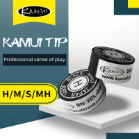 Japanese Original Import KAMUI Cue Tips Billiard Pool Cue KAMUI Tip 14mm SS/S/M/H Snooker Tip Brown 11mm M/MH Billiard Accessory