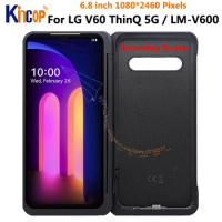 For LG V60 ThinQ 5G LCD Dual Screen Display Touch Screen Digitizer For LG V60 LCD For LG LMV600EA lcd Secondary Replacement
