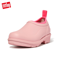 【FitFlop】WONDERCLOG NEON-POP WATERPROOF RUBBER CLOGS 輕量雨鞋-女(玫瑰鹽)