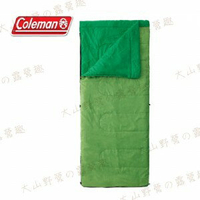 【露營趣】Coleman CM-27260 表演者II萊姆綠睡袋/C15 信封型睡袋 化纖睡袋 纖維睡袋 可全開併接