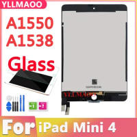Grade AAA+ Quality LCD For iPad mini 4 Mini4 A1538 A1550 LCD Display Touch Screen Panel Assembly Replacement + Free Glass