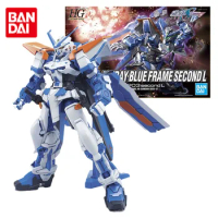 Bandai Genuine Gundam Model Kit Anime Figure HG 1/144 Astray Blue Frame Second L Gunpla Anime Action Figure Toys for Children