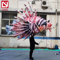 Giant Inflatable Ocean Animal Air Blow Fish Sea Horse Turtle Street Parade Walking Performance Prop Outdoor Advertise Decoration