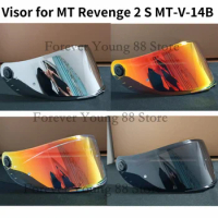 Helmet Visor for MT Revenge 2 S MT-V-14B MT V 14B Lens Glass Shield Windshield Viewfinder Motorcycle Helmet Accessories Parts