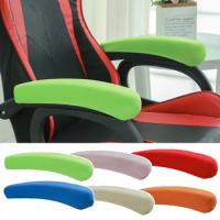 2pcs Stretch Office Chair Armrest Covers Dustproof Computer Chair Arm Cover Elastic Boss Swivel Chair Elbow Arm Rest Case
