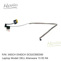 34DCH 034DCH Black Original New For DELL Alienware 15 R3 R4 FHD NVS SYNC LCD LVDS Cable