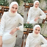Dress wanita Salwa Dress Payet Swaroski Gamis Kondangan Pengajian Ceruty Wanita Dewasa Terbaru 2025 