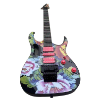 2025 brand authenticity classic Ibanez jem77 electric guitar M, exquisite lotus pattern, all-round p