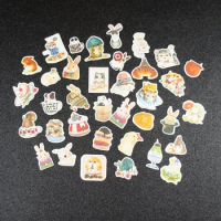 30pcs mini fun animals design sticker as Gift Tag Christmas gift Decoration scrapbooking DIY Sticker