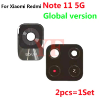 10pcs/5SET For Xiaomi Redmi Note 11 Pro plus MAX 11E Pro 11T 11SE 11S 5G Global edition Back Camera Glass Lens Smartphone Parts