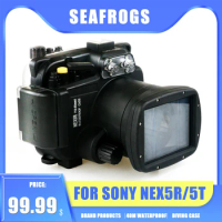 For Sony NEX5R 5T Digital Camera Diving Case Underwater Waterproof Housing Case Transparent Waterproof Cover