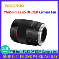 YongNuo YN85mm F1.8S DF DSM Len AF MF autofocus lens Metal waterproof Aperture Camera Lens for Sony E mount Camera A series