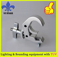 10pcs/lot 250KG loading weight aluminum stage light hook clamp for beam moving head light