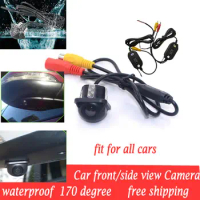 wirless CCD car rear view camera reversing can be installed as front view front view car camera with 360 degree rotation