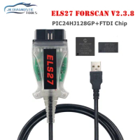 ELS27 FORScan V2.3.8 OBD2 Scanner PIC24HJ128GP FTDI Mircochip ELS27 For Frd/Mzda ELS 27 Multi-Function &amp; Multi Languages