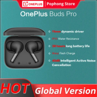 Global Version OnePlus Buds Pro Wireless Earphone BT 5.2 40dB Adaptive Noise Cancellation LHDC Audio up to 38 Hours Battery IP55