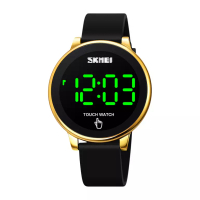 Skmei [CLEARANCE MEI] Jam Tangan Pria SKMEI 1842GD Men Digital Dial Black Silicone Strap