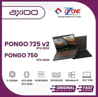 LAPTOP AXIOO PONGO 725 v2 i7-13620H/16GB/512GB SSD/RTX 2050 4GB/15,6"/WIN11 PONGO 750 RTX 4050 PONGO