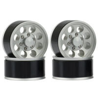 4PCS 1.55 Metal Beadlock Wheel Rim Hubs For 1/10 RC Crawler Car Axial Yeti Jr RC4WD D90 TF2 Tamiya CC01 LC70 MST JIMNY