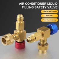 1pcs r22 r410 chất làm lạnh điều hòa không khí- bộ điều hợp van an toàn cho r22 r410 làm lạnh chất l
