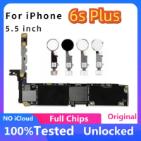 Free iCloud Logic Board For iPhone 6S Plus Motherboard Motherboard Full Chips Support Update Unlocked Mainboard Plate 5.5