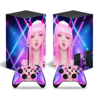 Sexy Anime For Xbox Series X Skin Sticker For Xbox Series X Pvc Skins For Xbox Series X Vinyl Sticker Protective Skins 2