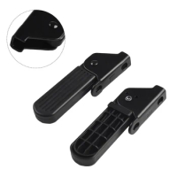 1pair Ebike Pedal Electric Bike Moped Front Pedal E-Scooter Front Foldable Pedal Leg Support Pad Front Footrest Left And Right