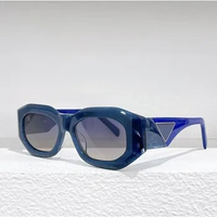 Tom Ford Oversized Men Luxury Brand Designer Women Sunglasses Flat Mirror Vintage Male Anti-blue Glasses