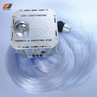 Twinkle Fiber Optic Light Bundle 100pcs 3*0.75mm 3m Fiber Optic Sparkle Light Curtain Cables