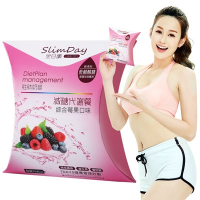 【Slimday全日纖】綜合莓果代謝餐(7包/盒)