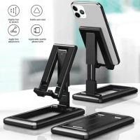 Foldable Tablet Mobile Phone Desktop Phone Stand for iPad iPhone Samsung Desk Holder Adjustable Desk Bracket Smartphones Stand
