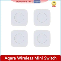 Aqara Wireless Mini Switch Zigbee Sensor One Key Control Button Smart Remote Control Home Automation for Homekit Mija Mi Home