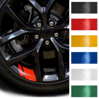 4pcs set car sticker sport rim sticker 6x4.6cm