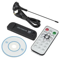 USB 2.0 Digital DVB-T SDR DAB FM HDTV Signal Digital TV Stick Dongle Radio Tuner Receiver Adapter