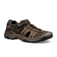 【TEVA】男 Omnium 2護趾涼鞋《橄欖綠》TV1019180BLKO/休閒涼鞋/運動涼鞋/溯溪鞋/護趾鞋(悠遊山水+)