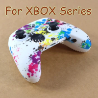 1pc For Xbox Series X S Controller Water Transfer Printing Protective Skin Silicone Case for XBox s xSoft Silicone Case