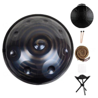 432HZ Handpan Drum 22 Inch 9/10/12 Notes D minor Steel Tongue Drum Percussion Musical Instruments Yoga Music Drum Gift