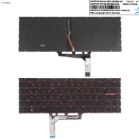 GR Laptop Keyboard for MSI GF63 GF63 8RC 8RD Thin 9SC with Red Printing and Backlit