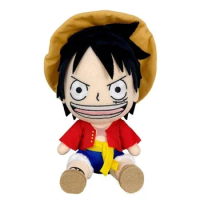 New Anime One Piece Luffy Plush For Girls Boys 15M Kids Stuffed Toys Children Gifts