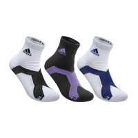 adidas 愛迪達 P5.1極致高機能短筒運動襪 3雙組-羽球襪/籃球襪/機能襪