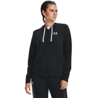 【UNDER ARMOUR】UA官方直營 女 Rival Terry 連帽外套_1369853-001(黑)