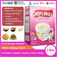 ORIGINAL!! Oriflakes Original Gastro 350 gr Sereal Umbi Solusi Gerd Maag Lambung - Vanilla