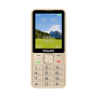 Philips E6256 手機 金色 4G 直板 (V128)