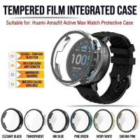 Pelindung Bumper Case Untuk Amazfit Active Max A2557 Hard PC Screen Protector Protective Case