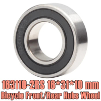 163110-2RS Bearing 16*31*10 mm ( 1 PC ) 163110 RS Bicycle Hub Front Rear Hubs Wheel 16 31 10 Ball Bearings