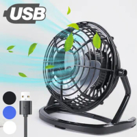 Mini USB Fan Portable DC 5V Desk Cooler Cooling for Notebook Laptop Personal Adjustment Fan Table Fan Home Office Indoor Outdoor