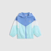【GAP】兒童裝 Logo印花連帽外套-藍色(675574)